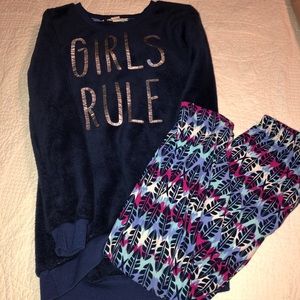 Girls legging/tunic set. Size 10/12